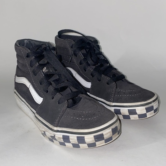 Vans Off The Wall Sk8 Hi High Top Gray Suede sneakers - Picture 1 of 10